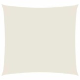 vidaXL Zonnescherm vierkant 7x7 m oxford stof crèmekleurig