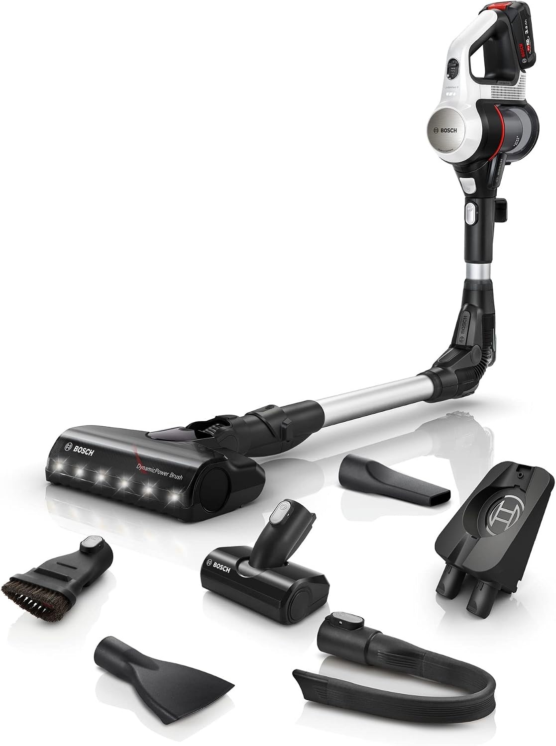 Bosch Unlimited 7 Draadloze Steelstofzuiger BKS711MTB - Zwart