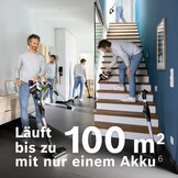 Bosch Unlimited 7 Draadloze Steelstofzuiger BKS711MTB - Zwart