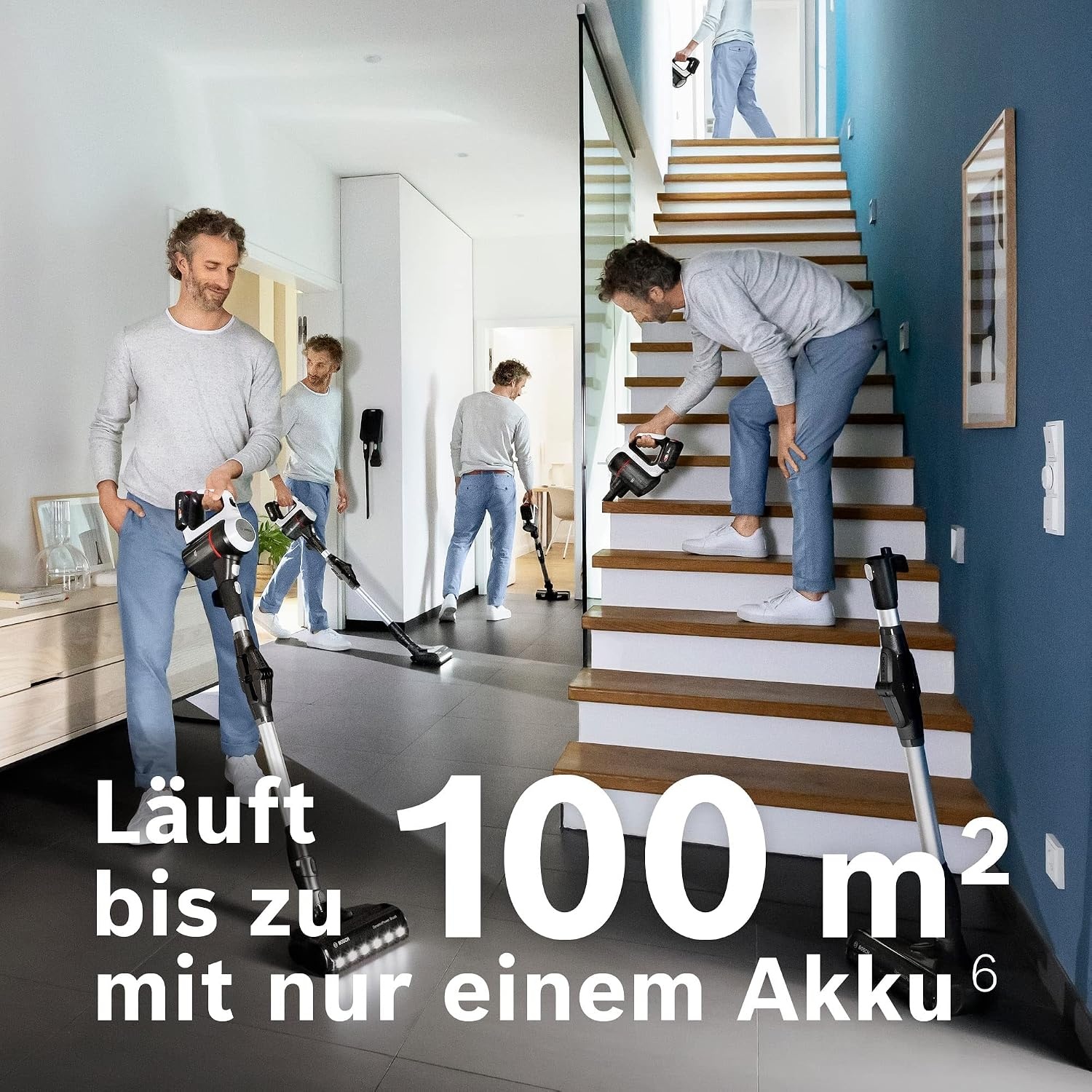 Bosch Unlimited 7 Draadloze Steelstofzuiger BKS711MTB - Zwart