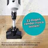 Bosch Unlimited 7 Draadloze Steelstofzuiger BKS711MTB - Zwart