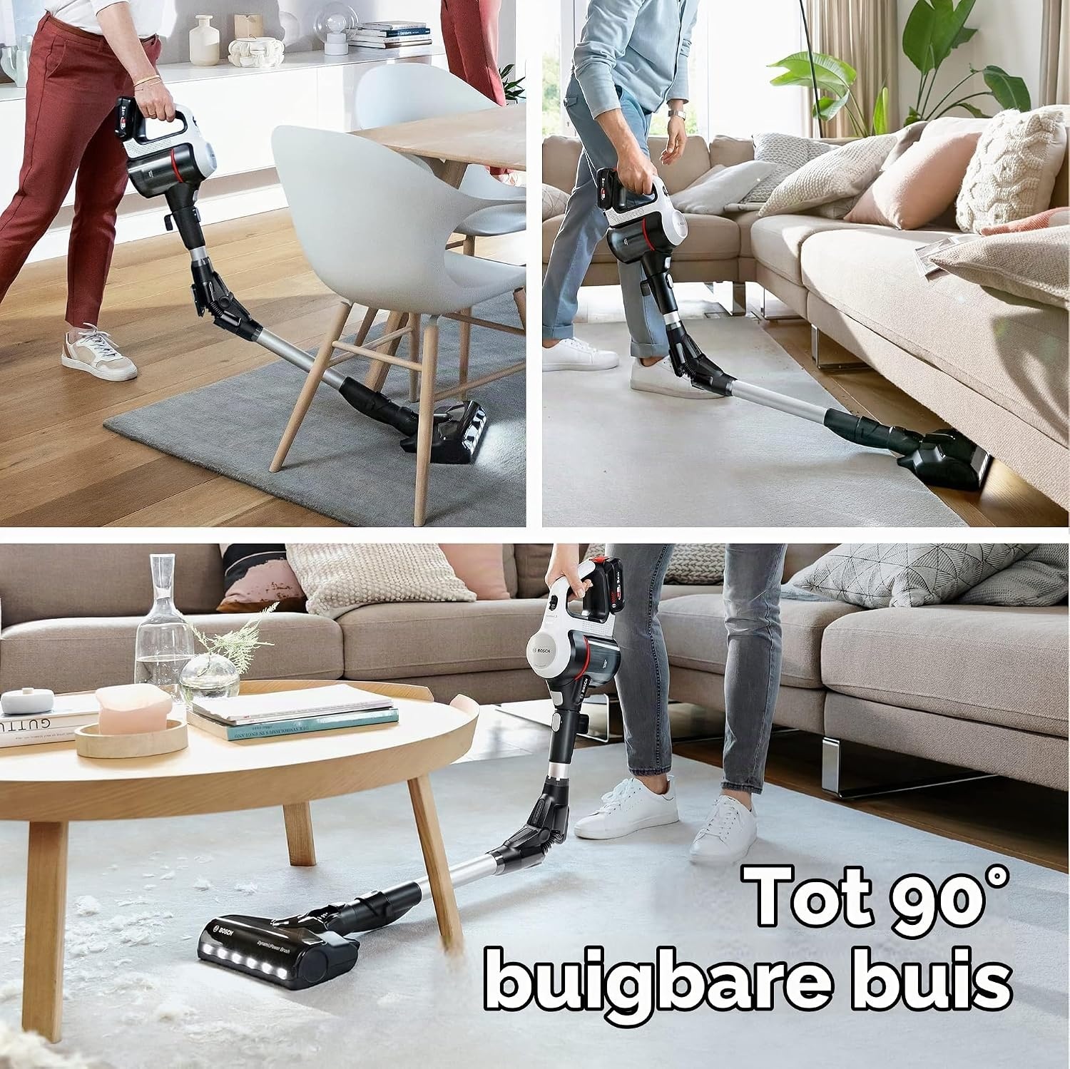 Bosch Unlimited 7 Draadloze Steelstofzuiger BKS711MTB - Zwart