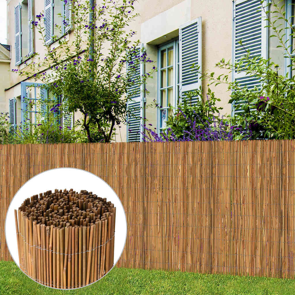 vidaXL Scherm 500x100 cm bamboe