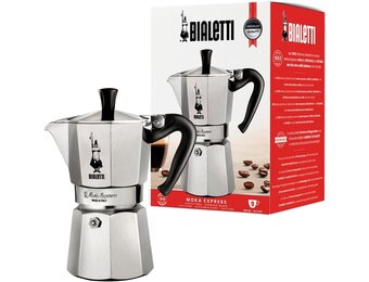 Bialetti Moka Express Espresso Maker - Zilver - 9 kopjes