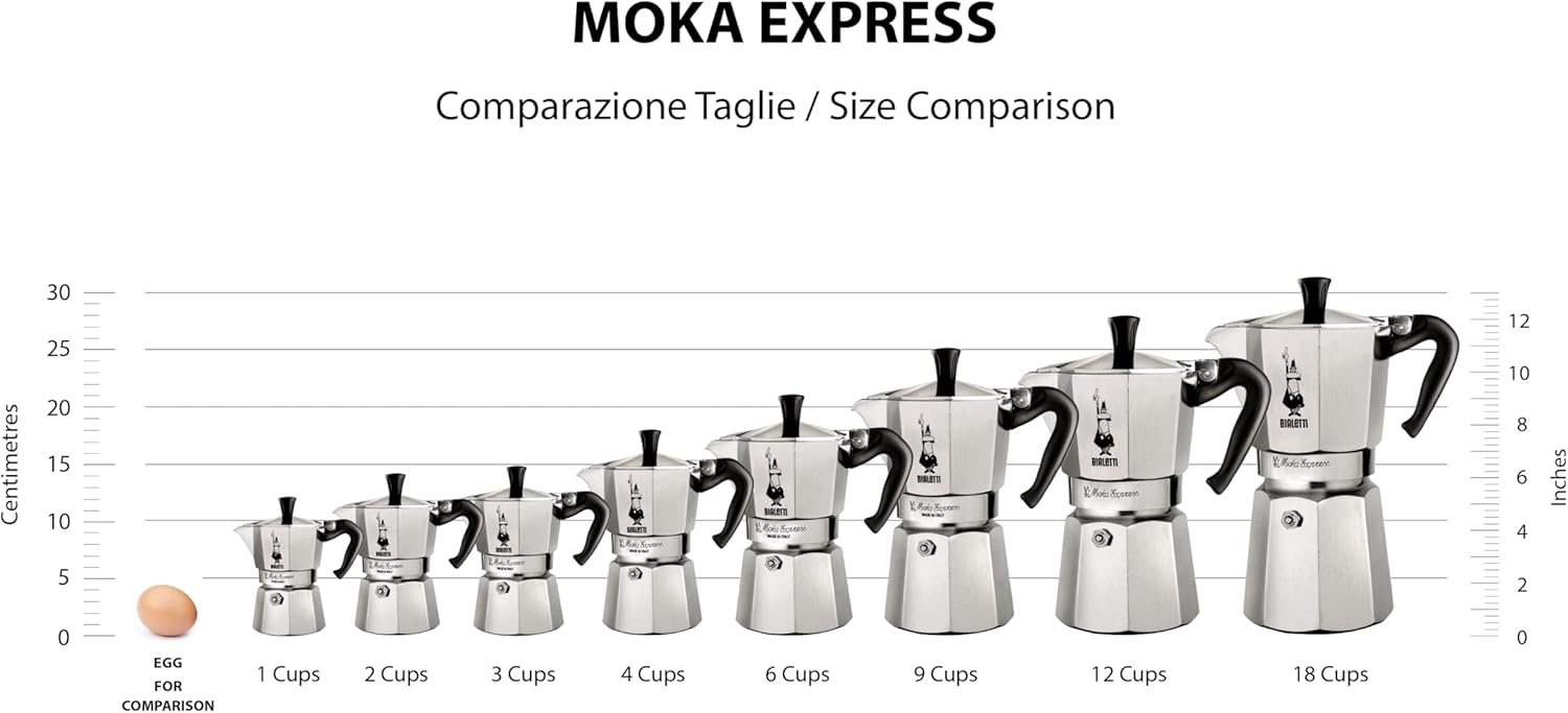 Bialetti Moka Express Espresso Maker - Zilver - 9 kopjes