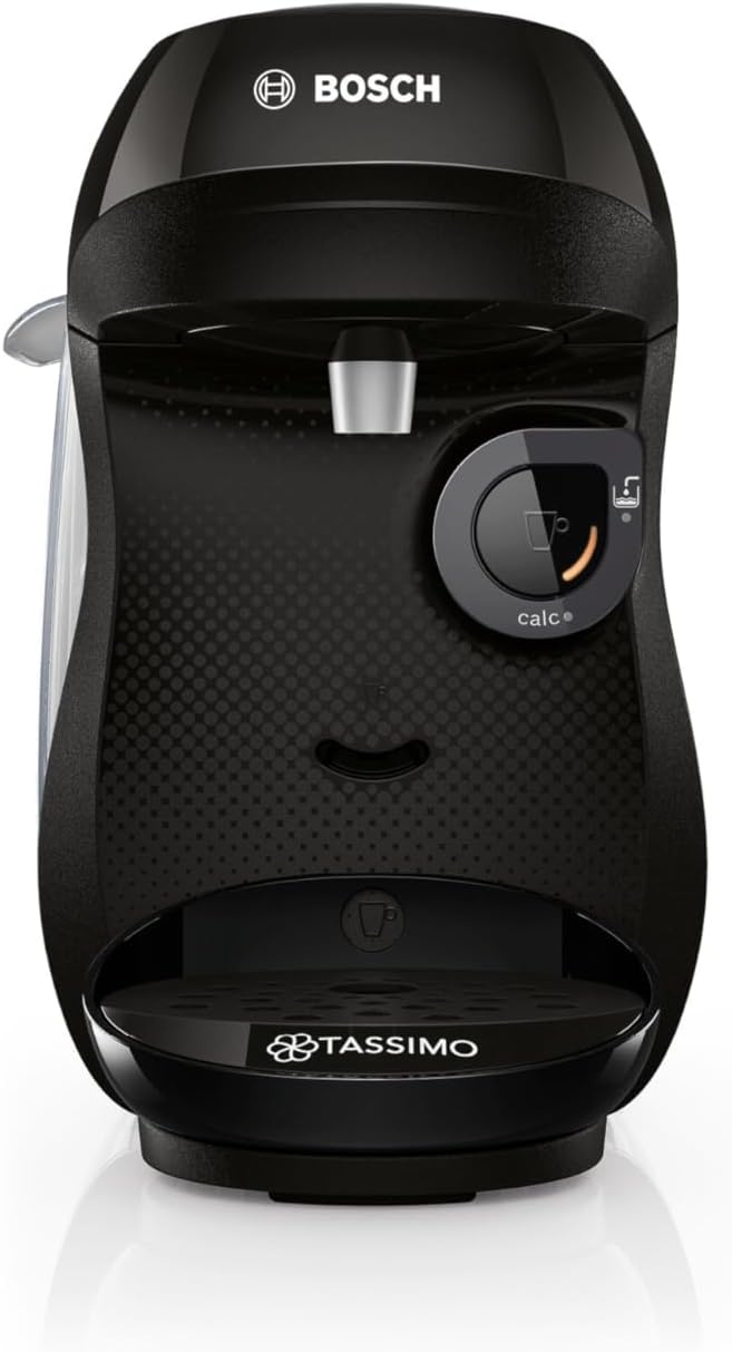 Bosch Tassimo Happy Friendly TAS102EA Multidrankmachine, voor maximaal 70 dranken, OneTouch, tellibrew™, ontkalkingstabletten, zwart
