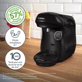 Bosch Tassimo Happy Friendly TAS102EA Multidrankmachine, voor maximaal 70 dranken, OneTouch, tellibrew™, ontkalkingstabletten, zwart