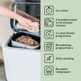 Panasonic SD-B2510 Automatische Broodbakmachine - 1.1 kg - Wit