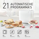 Panasonic SD-B2510 Automatische Broodbakmachine - 1.1 kg - Wit