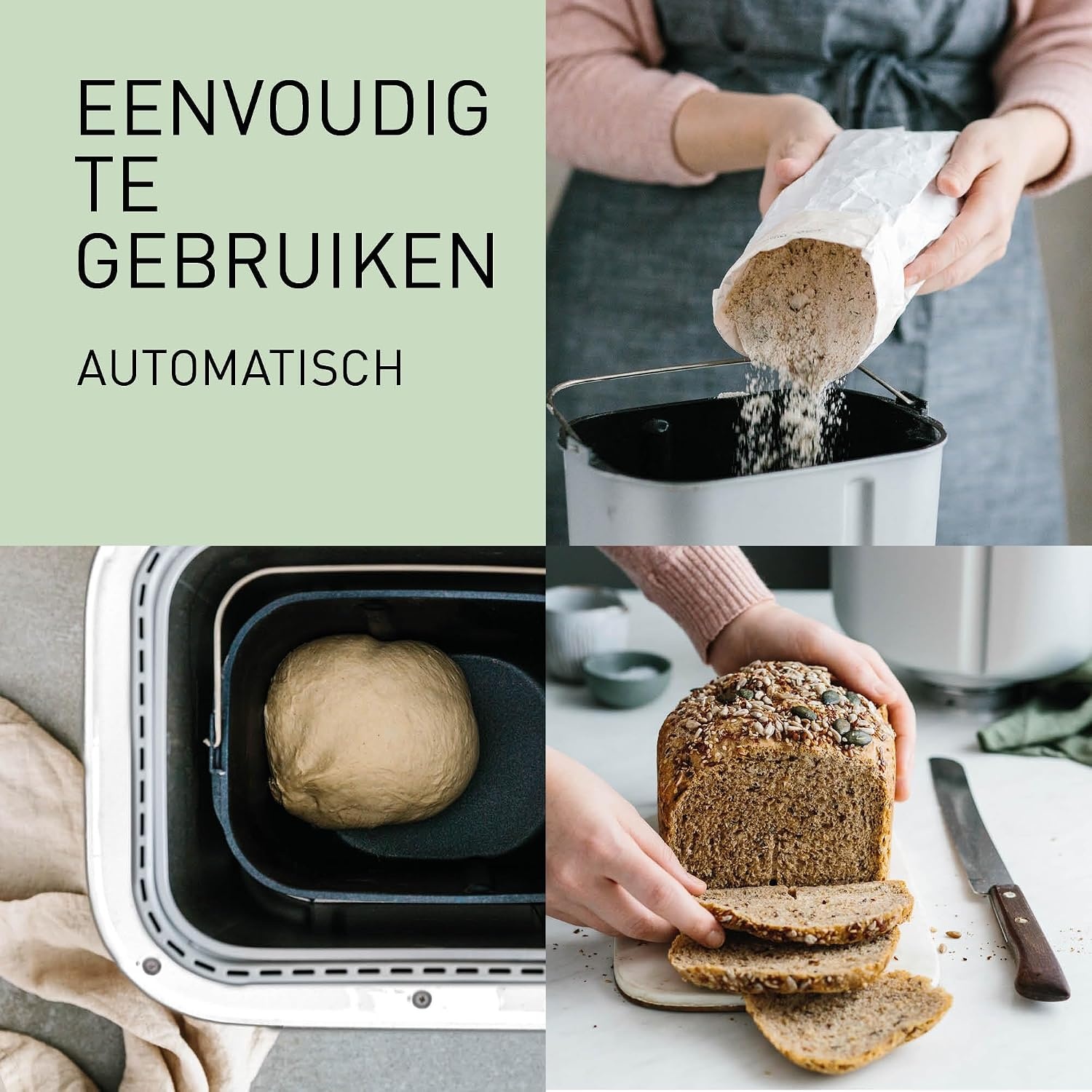 Panasonic SD-B2510 Automatische Broodbakmachine - 1.1 kg - Wit