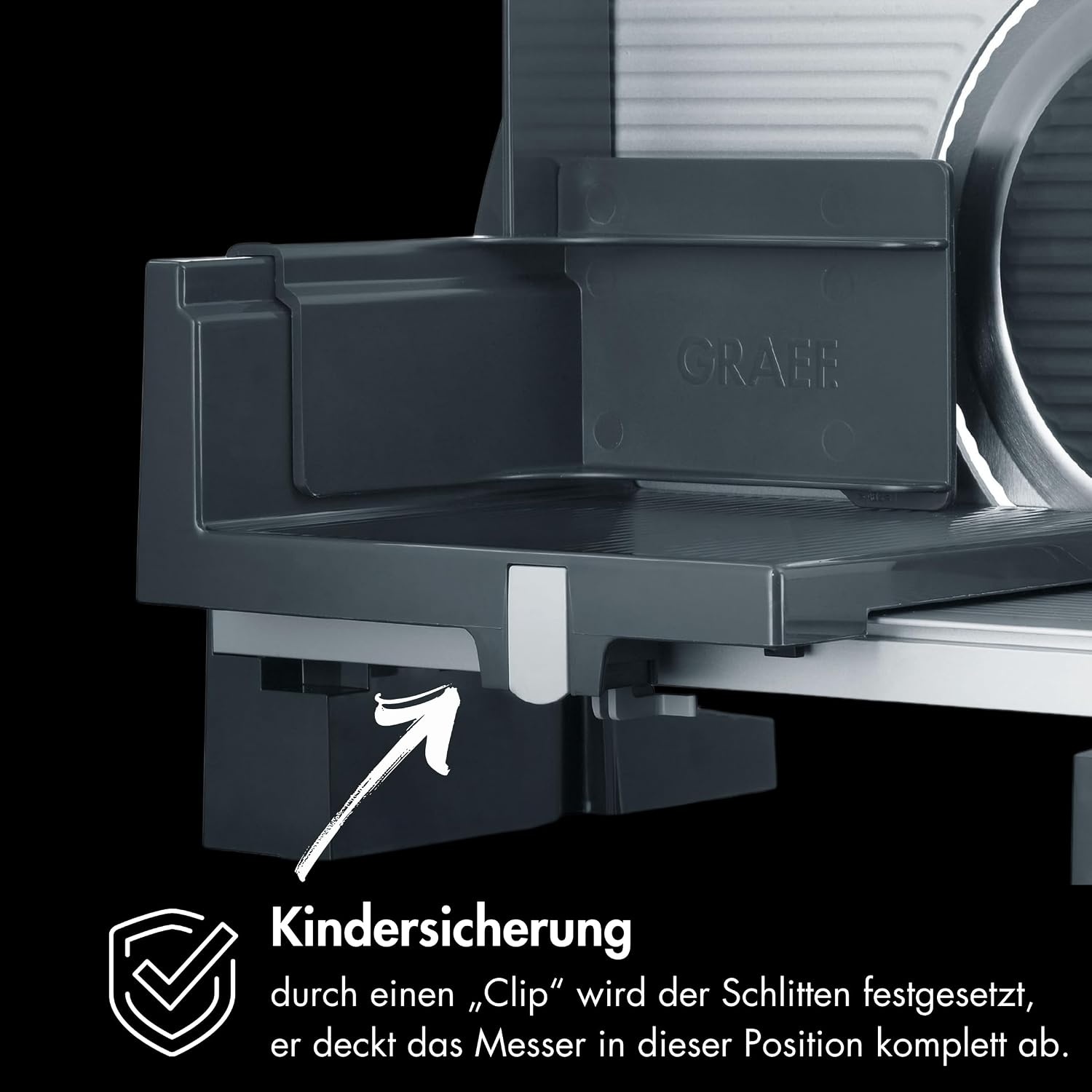 Graef Allessnijder G52 Matgrijs - 170 Watt