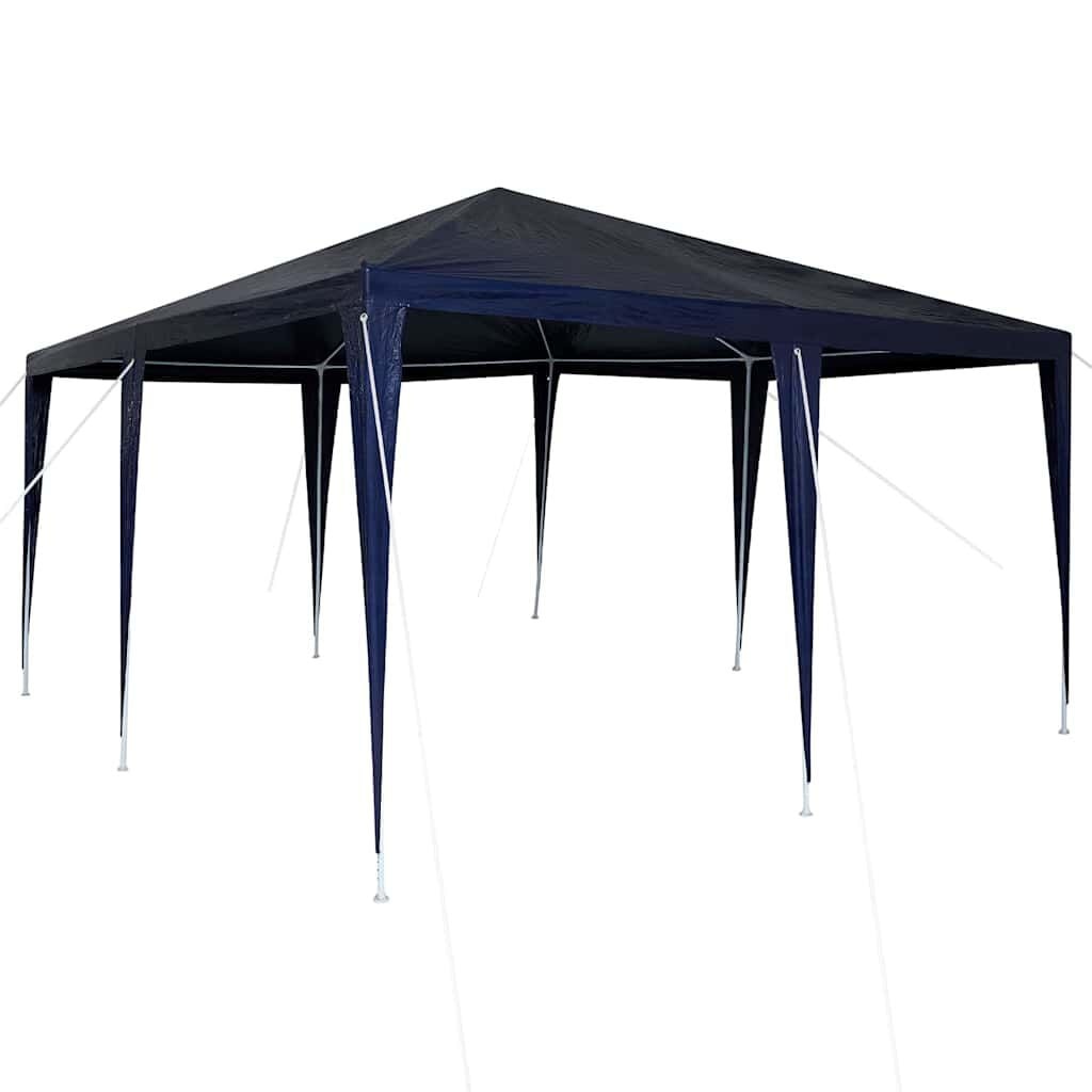 vidaXL Partytent Blauw 400 x 400 x 266 cm Polyethyleen en Staal