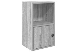 Boekenkast 31x24x52 cm - Bewerkt Hout Grijs Sonoma Eiken (33% Korting)