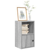 vidaXL Boekenkast 31x24x52 cm bewerkt hout grijs sonoma eikenkleurig