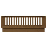 vidaXL Slaapbank 100 x 200 cm massief grenenhout honingbruin