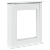 vidaXL Haardombouw 75x20x87,5 cm bewerkt hout wit