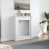 vidaXL Haardombouw 75x20x87,5 cm bewerkt hout wit