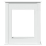vidaXL Haardombouw 75x20x87,5 cm bewerkt hout wit