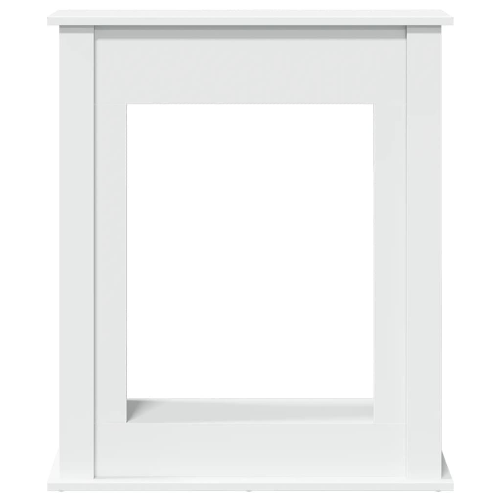 vidaXL Haardombouw 75x20x87,5 cm bewerkt hout wit