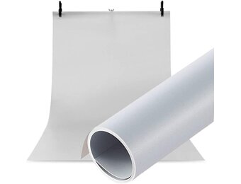 Fotografie achtergrond PVC 120x200 cm Mat Grijs - 34% Korting