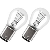 OSRAM ORIGINAL LINE 12V, P21W, signaallamp, Metalen Voet, Dubbele Blister, (2 lampen)