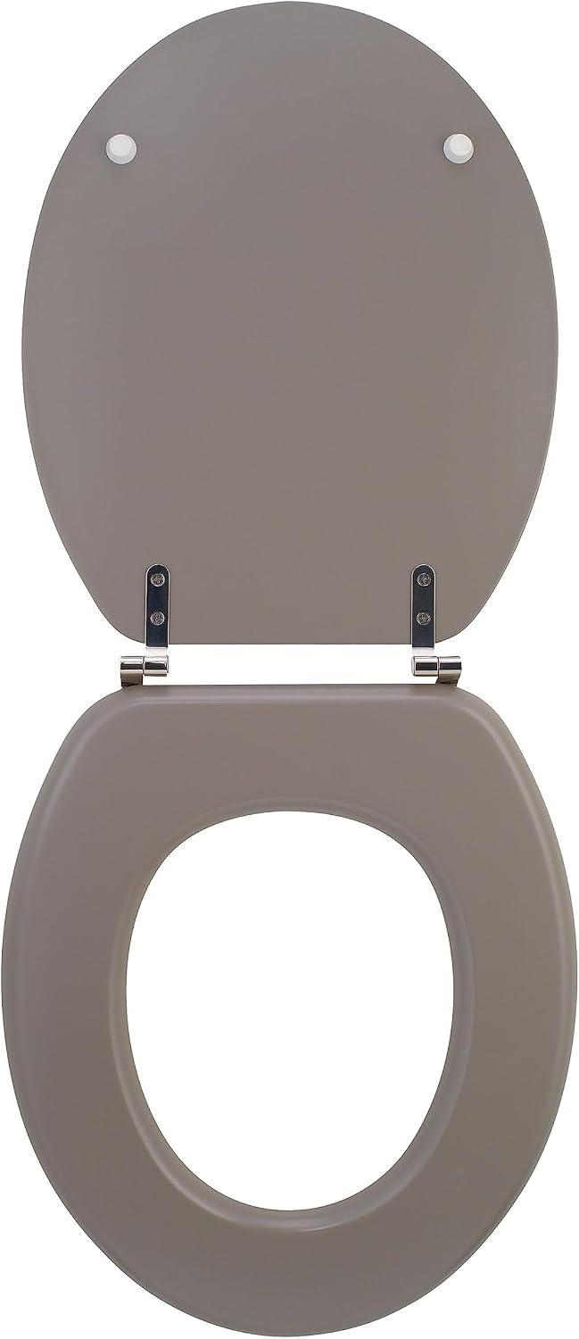 Wirquin WC-bril Colors Line Taupe Mat - 43,5 x 36,5 cm