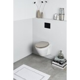 Wirquin WC-bril Colors Line Taupe Mat - 43,5 x 36,5 cm