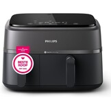 Philips Dubbele Airfryer 9L - 2 baklades, touchscreen