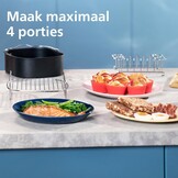 Philips Dubbele Airfryer 9L - 2 baklades, touchscreen