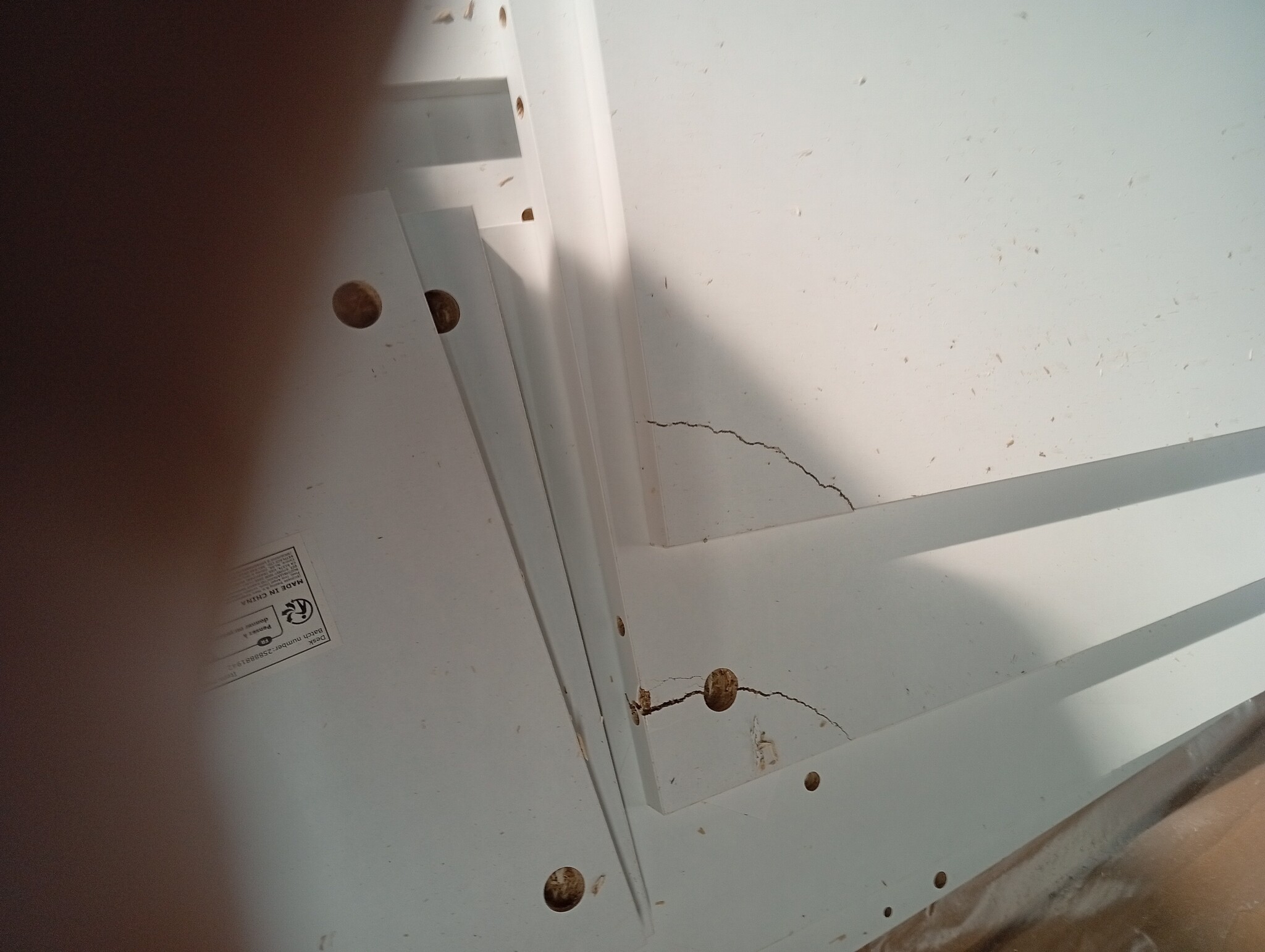 Receptiebalie Wit Bewerkt Hout - 59% Korting!