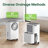CONOPUPlus Draagbare Luchtontvochtiger - 12 liter per dag - Wit - 60 m²