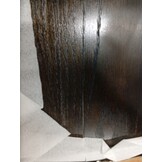 vidaXL Tafelblad natuurlijke rand 100x50x2 cm eikenhout donkerbruin