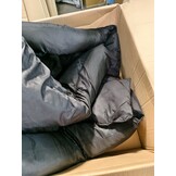 XXL Hondenbed van zwart kunstleer - hondenkussen hondensofa kattenbed hondenkorf - waterdicht