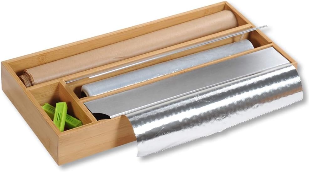 Kesper 58041 13 Foliedispenser Voor De Lade, Bruin, 42 x 19 x 5,4 cm