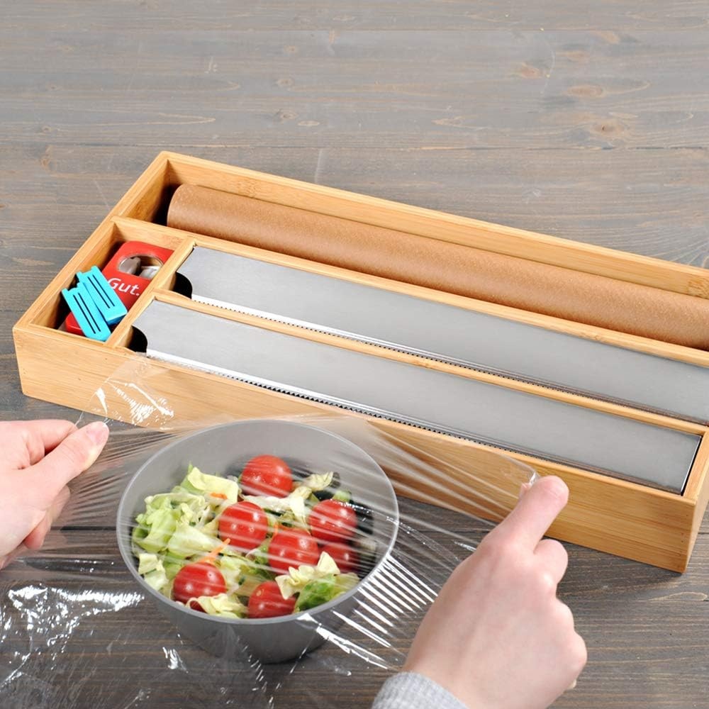 Kesper 58041 13 Foliedispenser Voor De Lade, Bruin, 42 x 19 x 5,4 cm