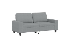 VidaXL 2-zitsbank 140cm Stof Lichtgrijs - 35% Korting
