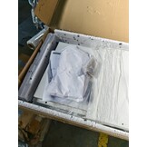 Speelgoedkist wit - opbergbox speelgoed - 73x42x40 cm - gasveer klep
