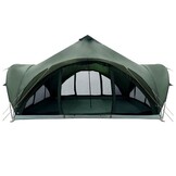vidaXL Tipi Tent 18.0-persoons Leger groen Polyester en staal