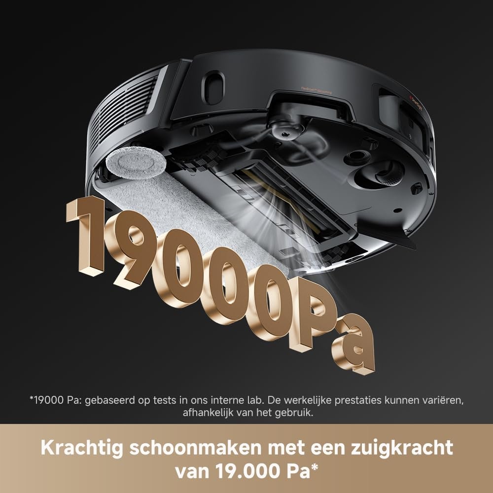 MOVA Z50 Ultra robotstofzuiger en -dweil, zwart