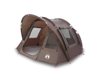vidaXL Vistent 2-persoons waterdicht bruin