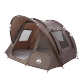 vidaXL Vistent 2-persoons waterdicht bruin