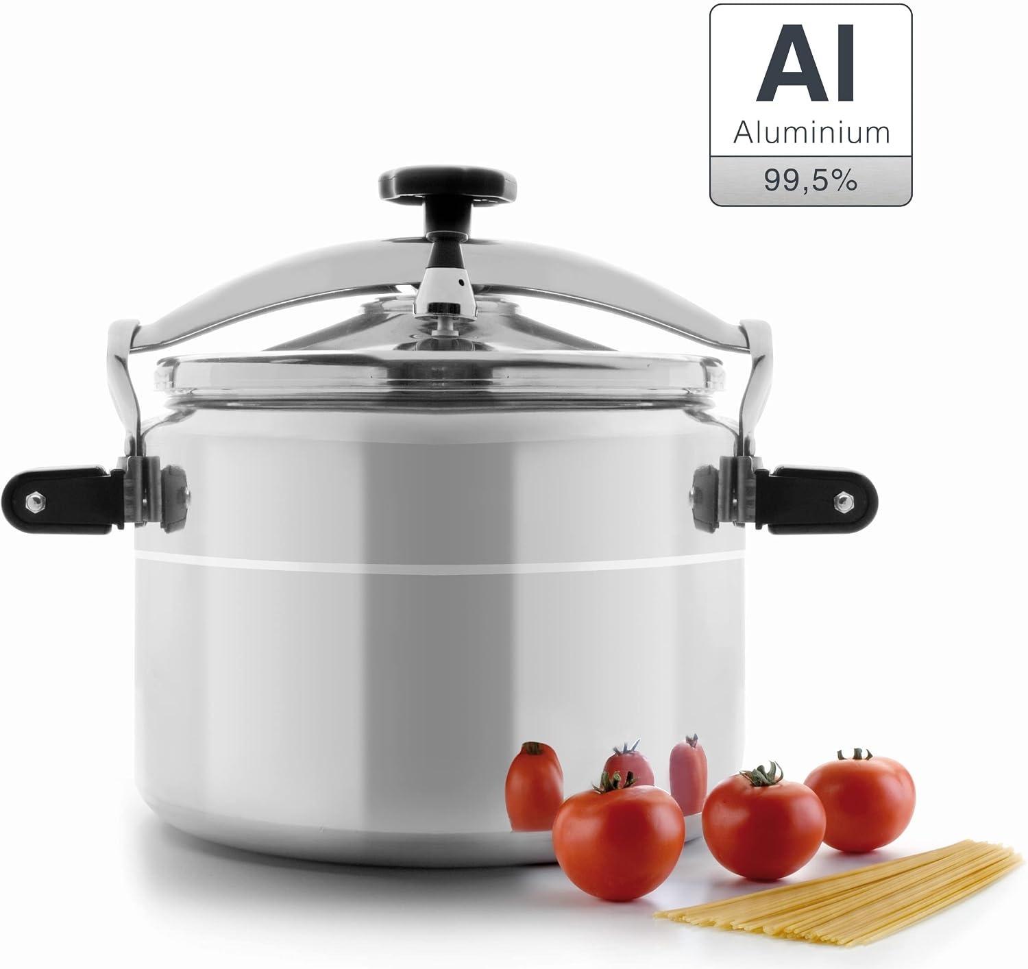 Lacor Pro-Classic Snelkookpan 22 liter - Zilver