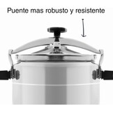 Lacor Pro-Classic Snelkookpan 22 liter - Zilver