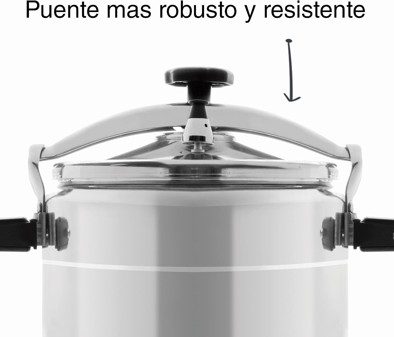 Lacor Pro-Classic Snelkookpan 22 liter - Zilver