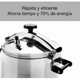 Lacor Pro-Classic Snelkookpan 22 liter - Zilver