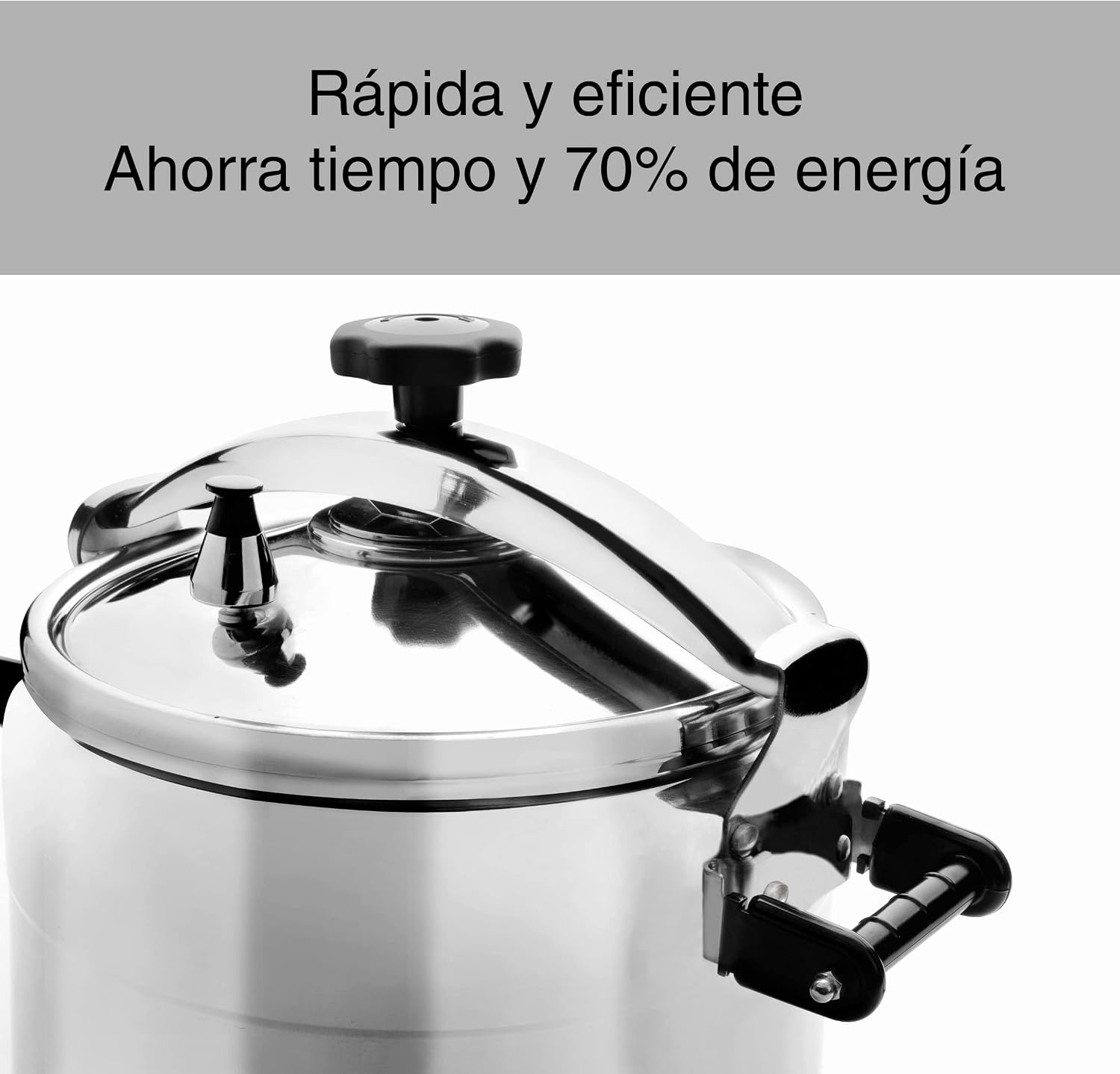Lacor Pro-Classic Snelkookpan 22 liter - Zilver