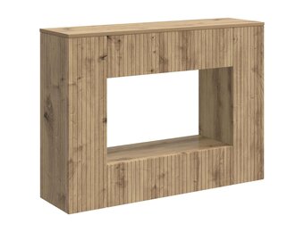 vidaXL Wandtafel Artisan Eik 101 x 29 x 74 cm Geconstrueerd hout