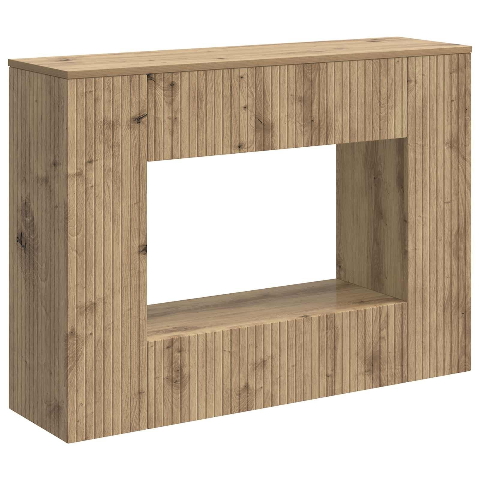 vidaXL Wandtafel Artisan Eik 101 x 29 x 74 cm Geconstrueerd hout