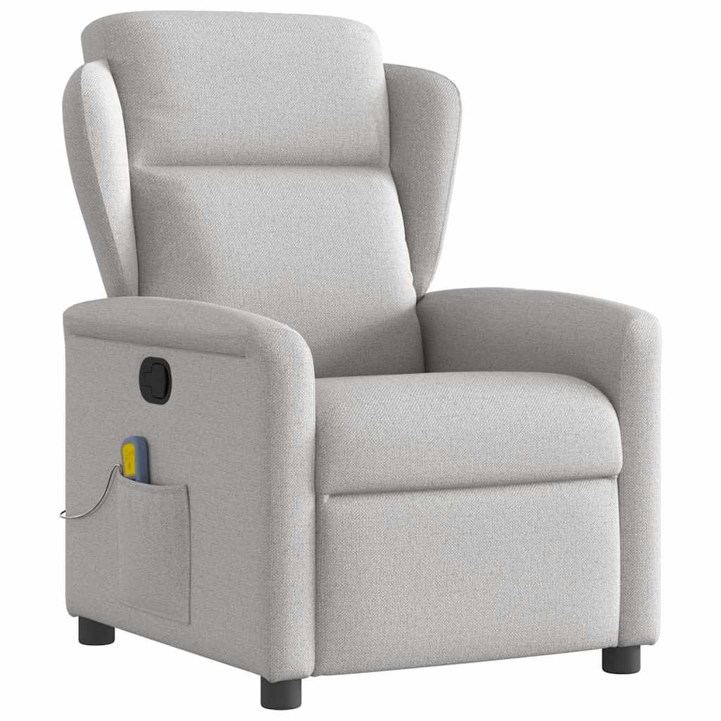 Verstelbare Massagestoel met 6 Punten Massage - Wolk Grijs - 35% Korting
