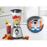 Blender 600W | 1,25L Glazen Kan | RVS | 34% Korting